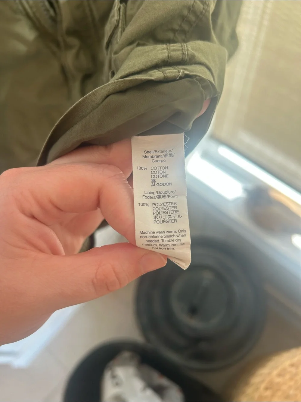Baby Gap toddler 5Y Olive Green Utility Field Jacket Military Cargo Coat